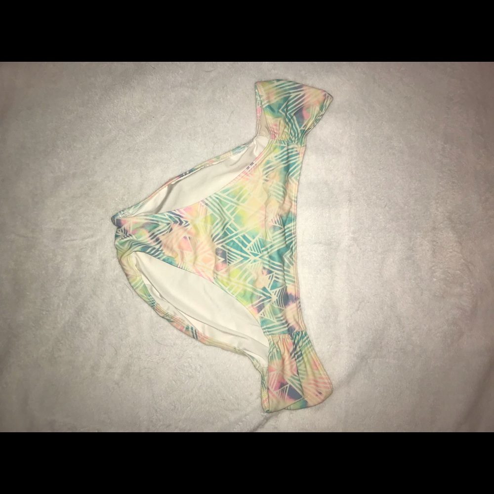 VS bright geometric pattern bikini bottoms